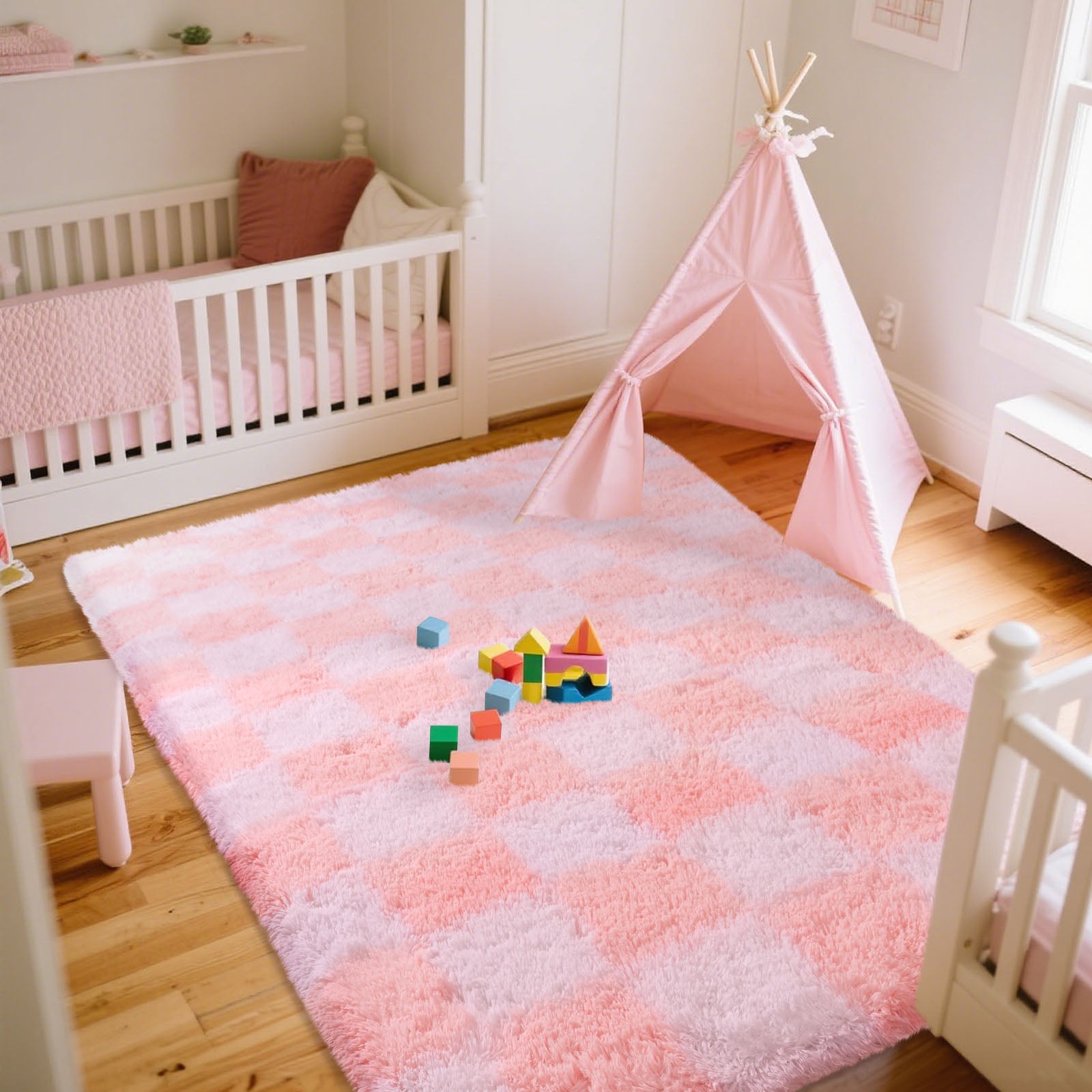 Super Soft Shaggy Rugs Fluffy Carpet, Modern Plush Area Rug for Living Room Bedroom Kids Room
