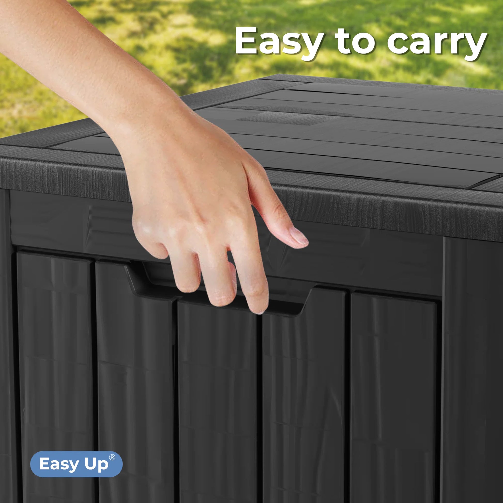 Chic Crate - 17.09'' W 30 Gallons Water Resistant Resin Lockable Deck Box