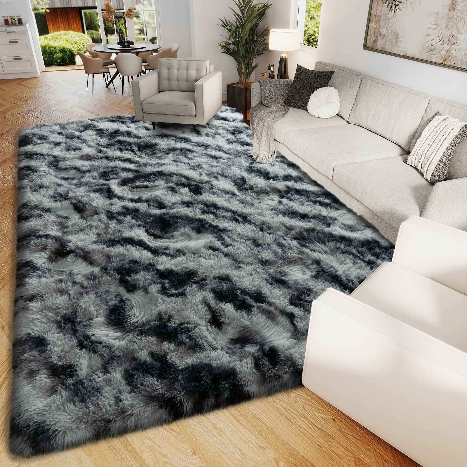 5x7ft Area Rugs for Bedroom, Soft Fluffy Shaggy Rug for Living Room Kids Room Home Decor