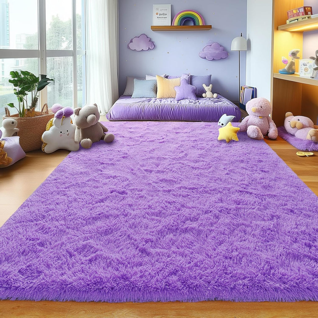 Super Soft Shaggy Rugs Fluffy Carpet, Modern Plush Area Rug for Living Room Bedroom Kids Room