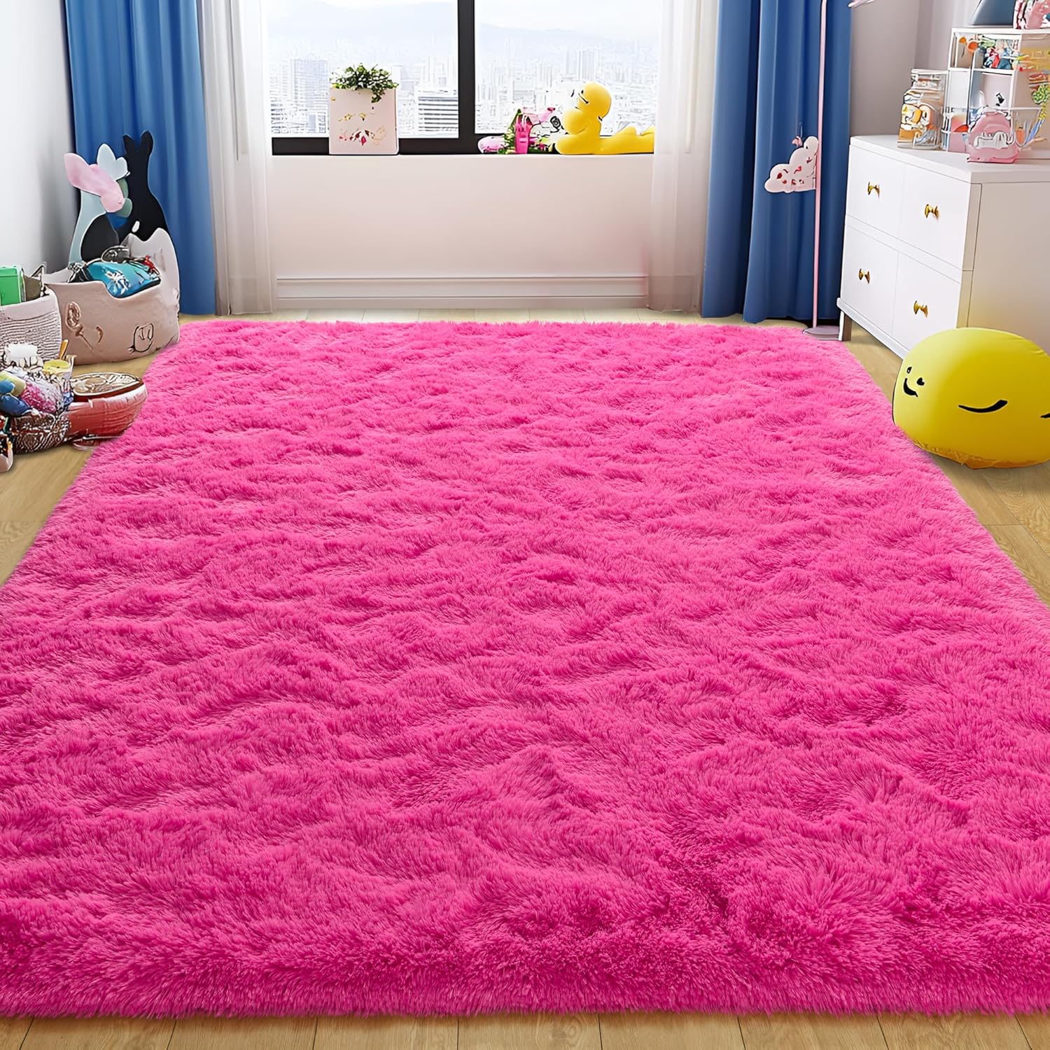 Super Soft Shaggy Rugs Fluffy Carpet, Modern Plush Area Rug for Living Room Bedroom Kids Room