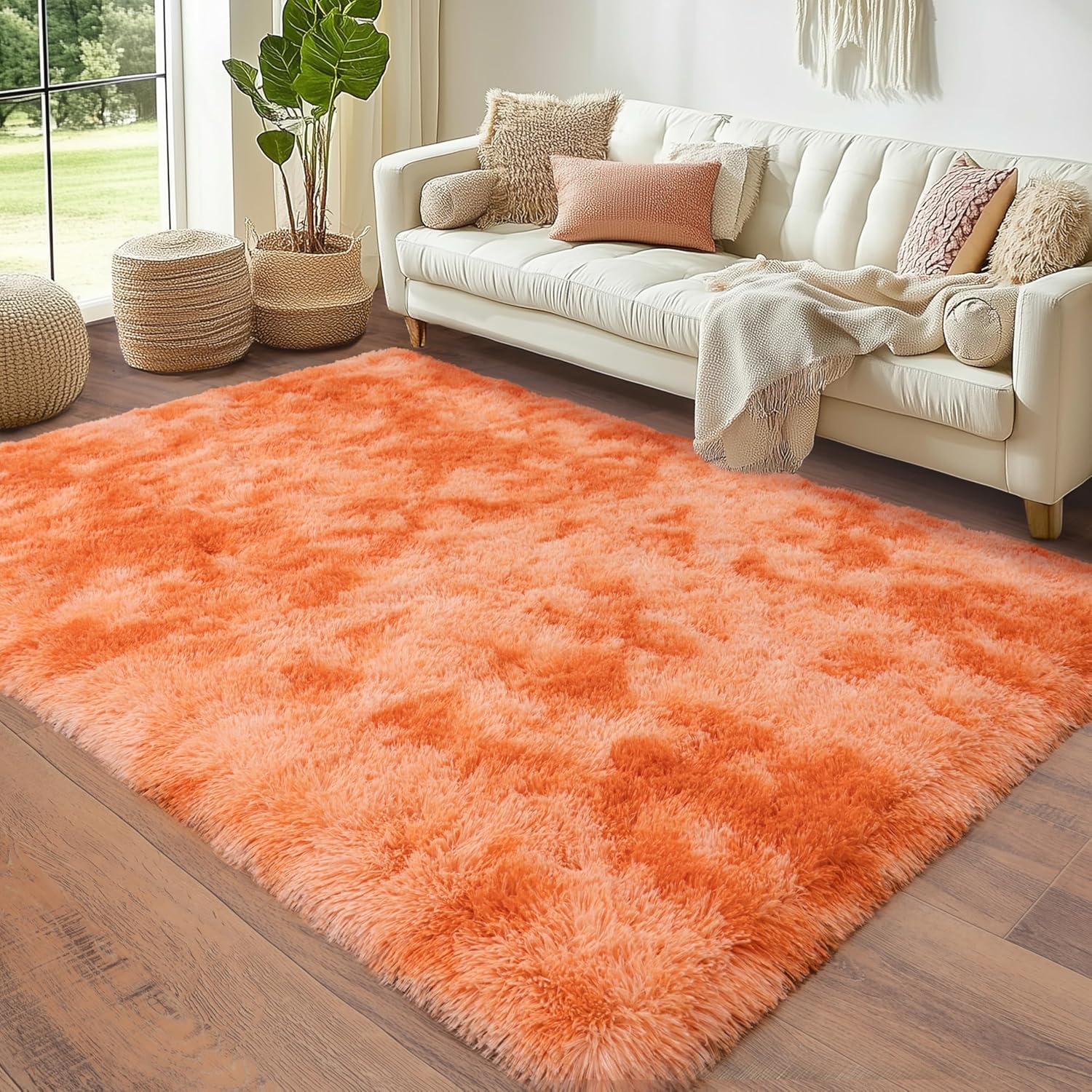 Super Soft Shaggy Rugs Fluffy Carpet, Modern Plush Area Rug for Living Room Bedroom Kids Room
