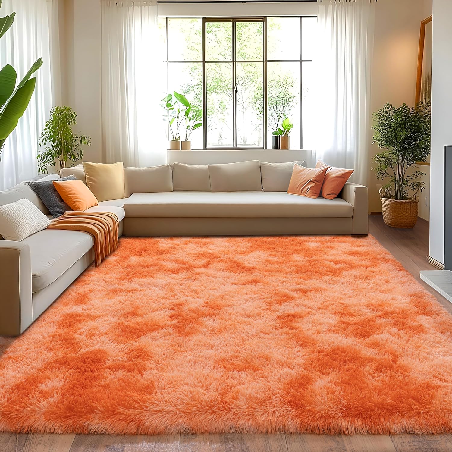 Super Soft Shaggy Rugs Fluffy Carpet, Modern Plush Area Rug for Living Room Bedroom Kids Room