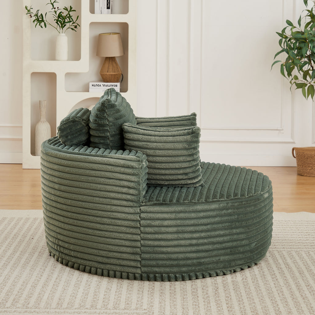 Ultra Soft Fluffy Sleeper Chair Comfort Single Sofa for Living Room Bedroom and Lounge