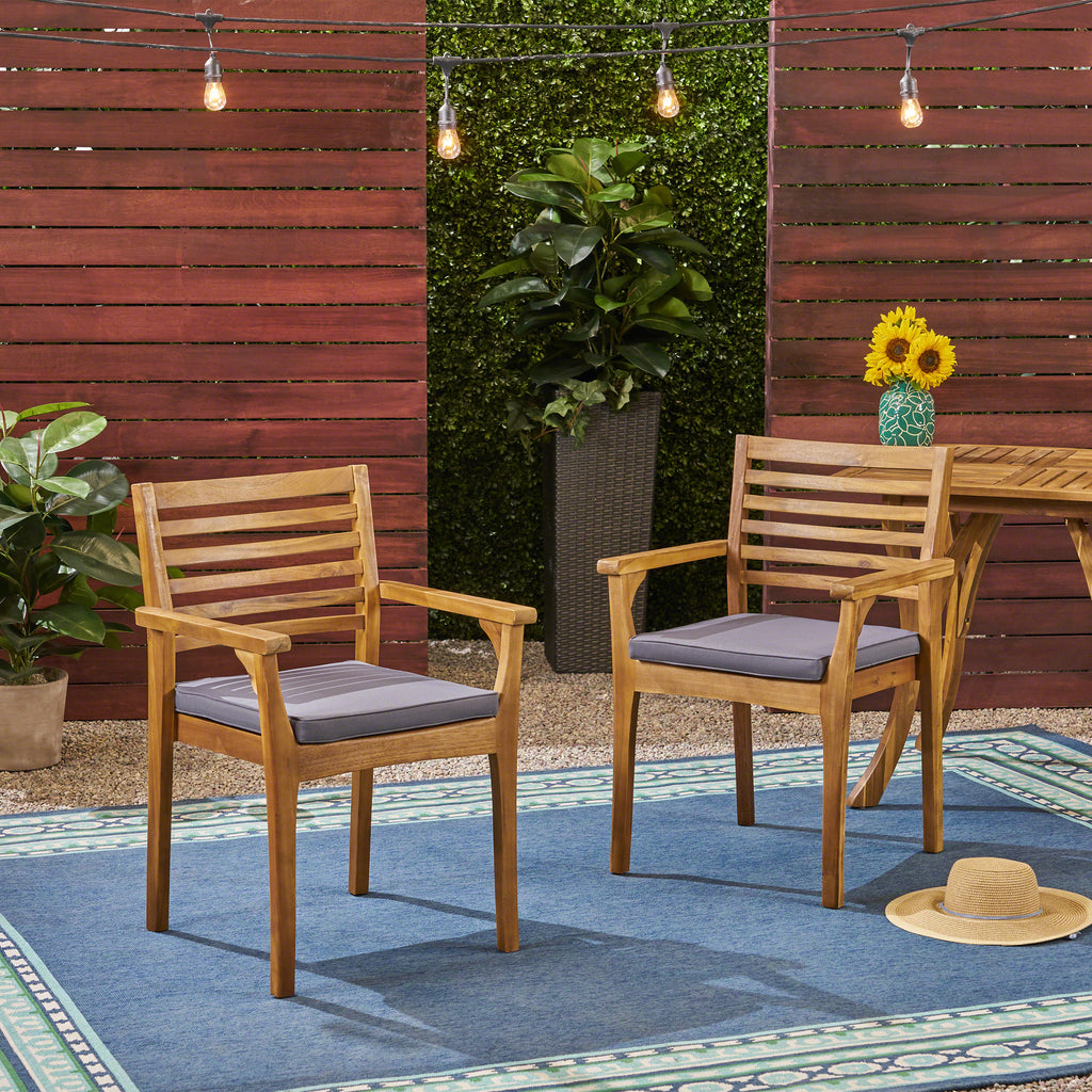 Contemporary Dining Chairs Set of 2 Upholstered Side Chairs with Sturdy Frame