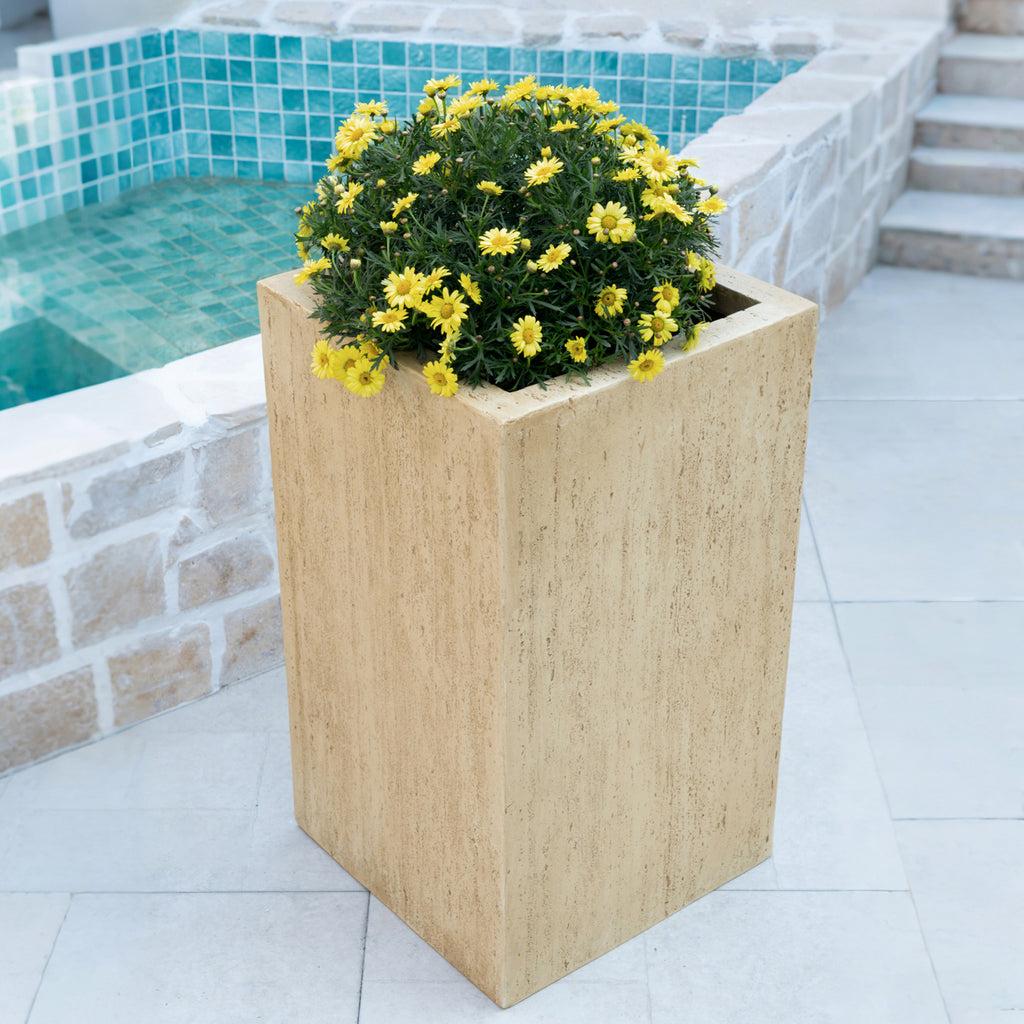 Tool Free Assembly Wooden Raised Garden Bed Above Ground Planter Box for Outdoor Gardening