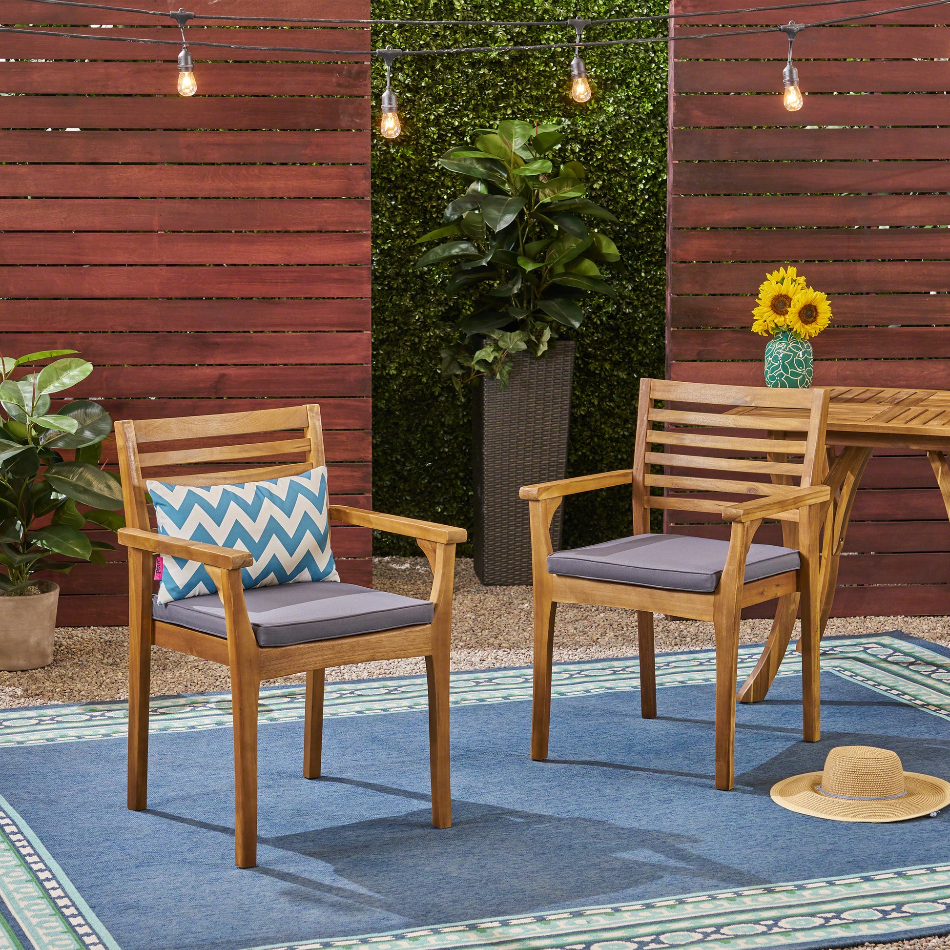Contemporary Dining Chairs Set of 2 Upholstered Side Chairs with Sturdy Frame