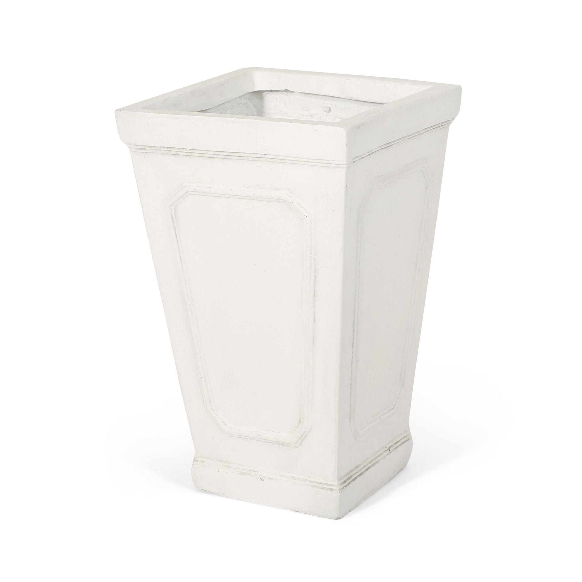 Tall Outdoor Planter Pots with Drainage Holes Decorative Flower Pots for Porch Patio Deck
