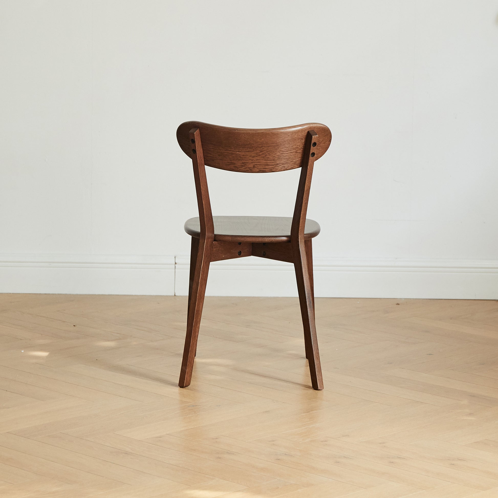 Set of 4 Premium Solid Oak Wood Dining Chairs Modern 46.5x54x80cm