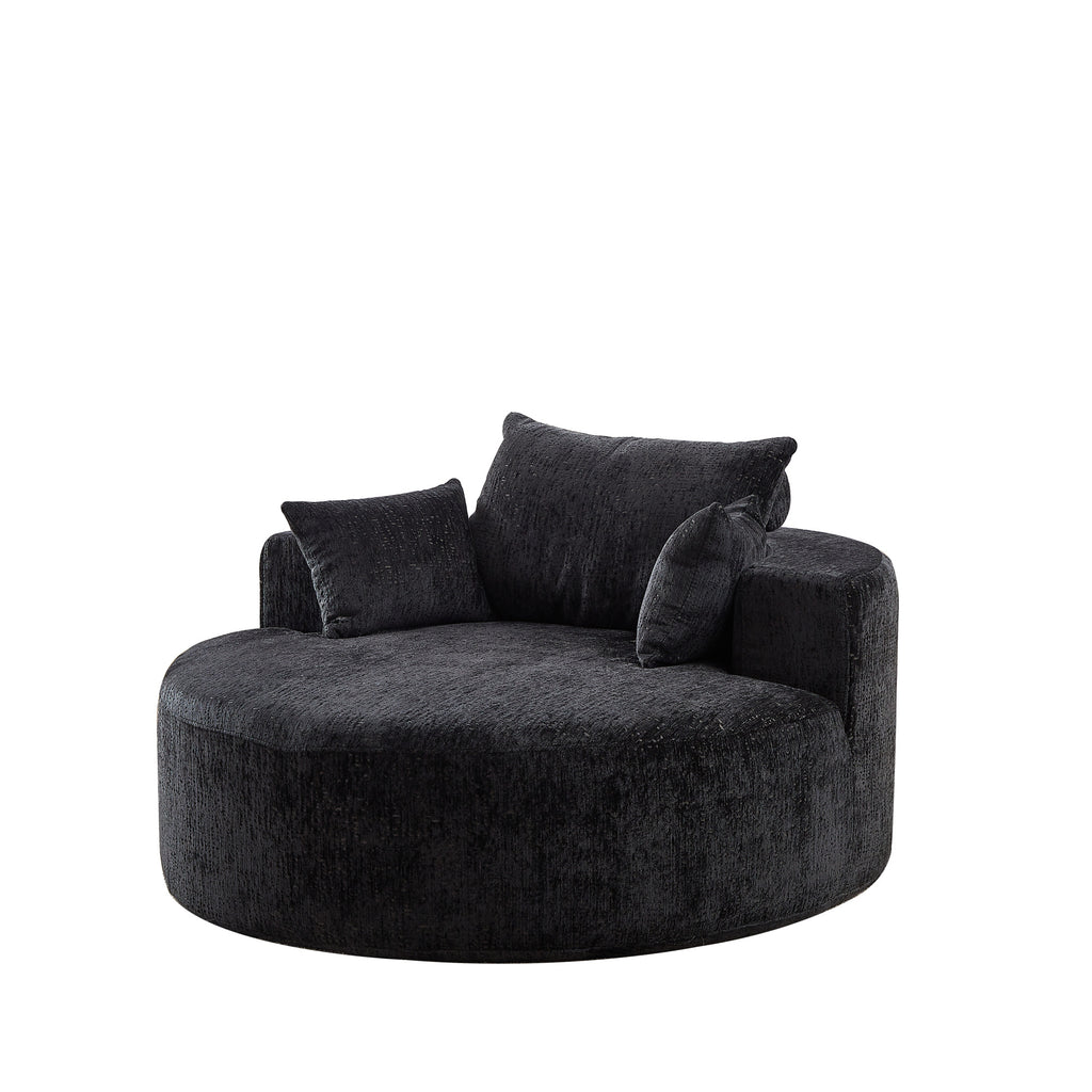 Soft Fabric Sleeper Chair Stylish Modern Single Sofa for Living Room Bedroom and Lounge