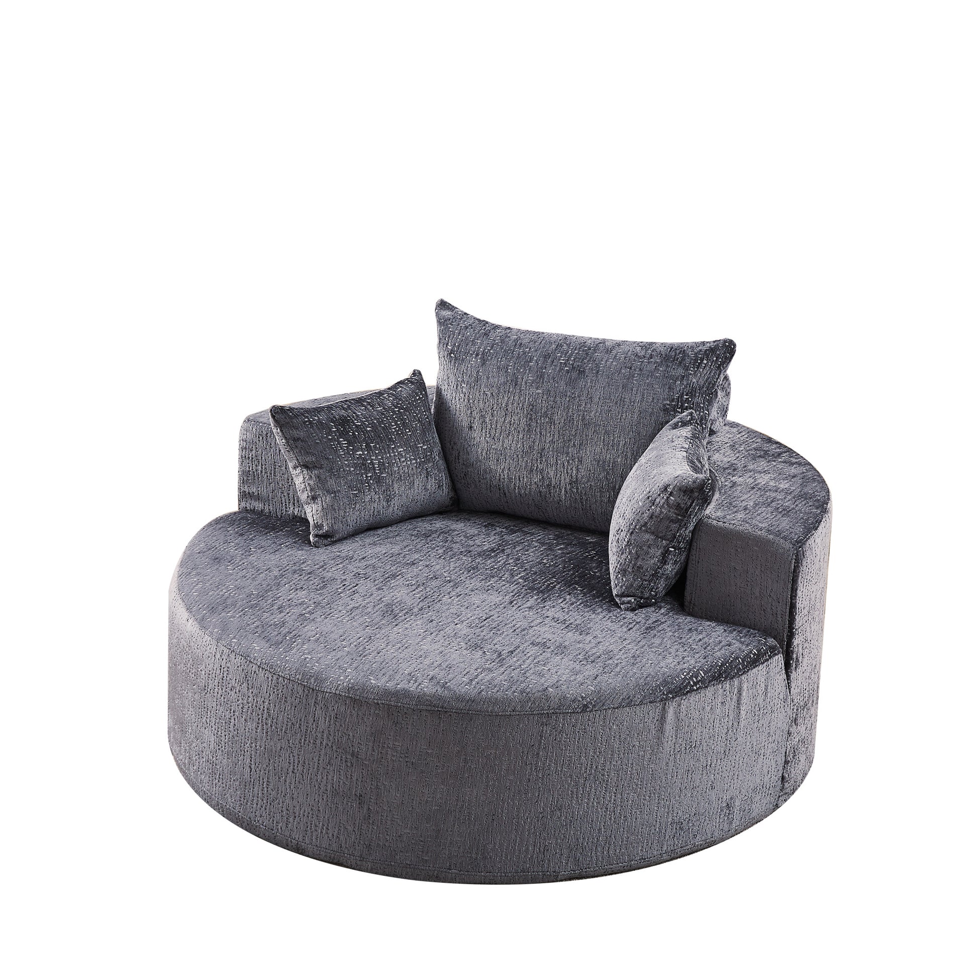 Cozy Fluffy Sleeper Chair Comfortable Single Sofa for Home Lounge and Projection Room