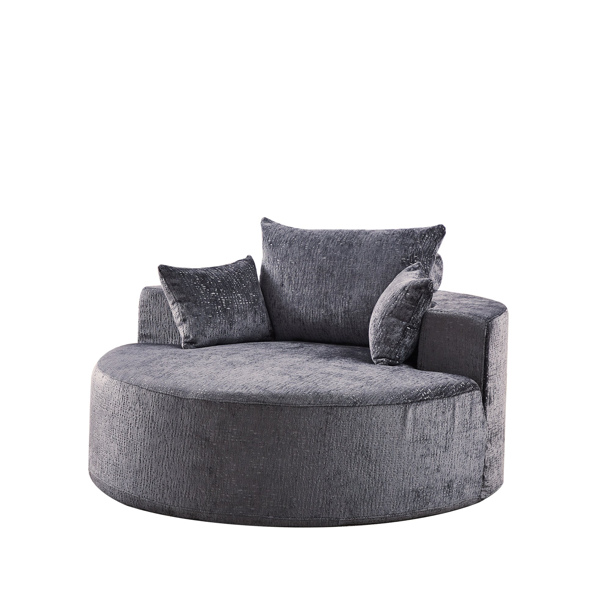 Cozy Fluffy Sleeper Chair Comfortable Single Sofa for Home Lounge and Projection Room