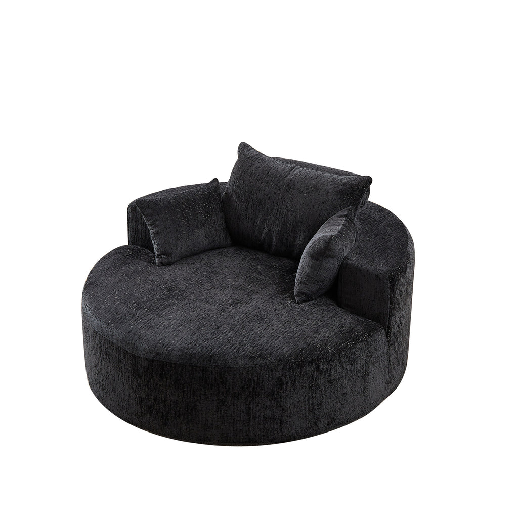 Soft Fabric Sleeper Chair Stylish Modern Single Sofa for Living Room Bedroom and Lounge