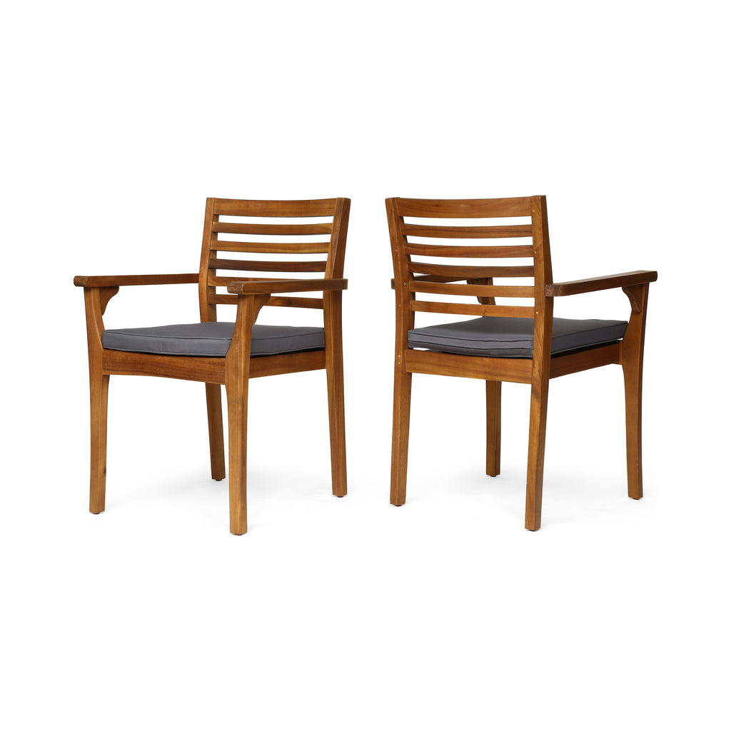 Contemporary Dining Chairs Set of 2 Upholstered Side Chairs with Sturdy Frame