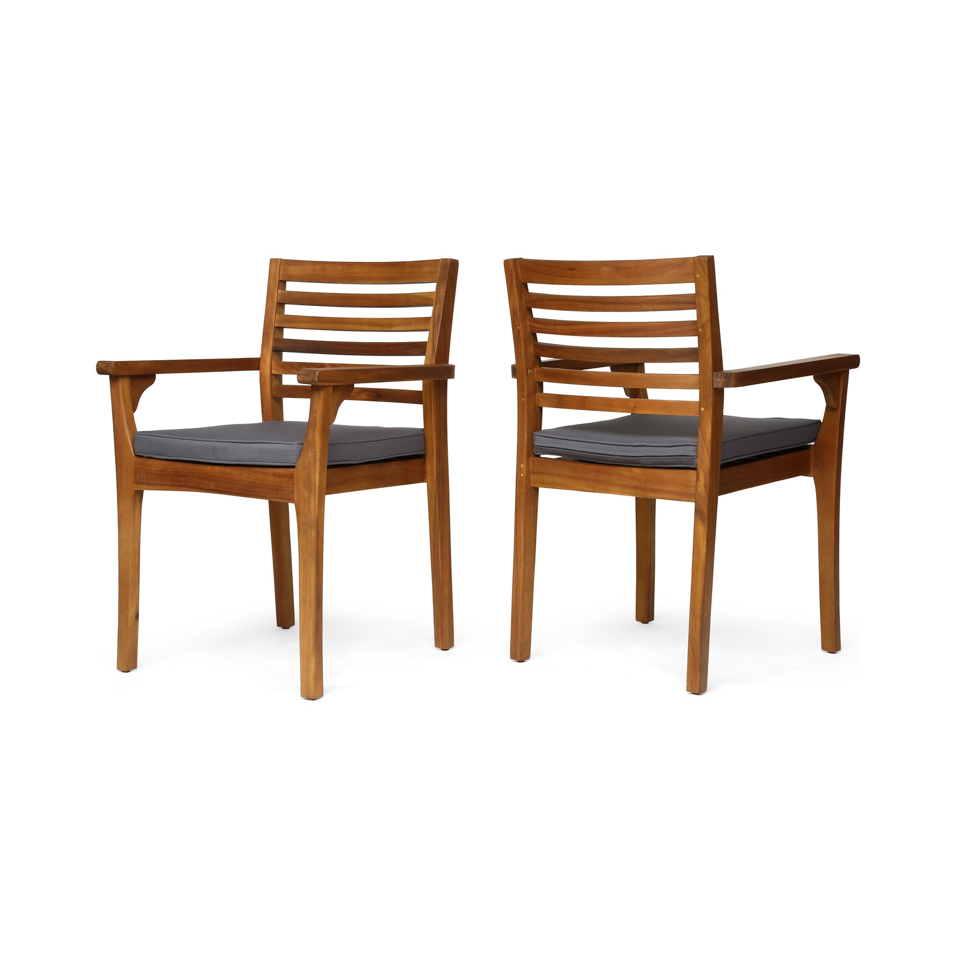 Contemporary Dining Chairs Set of 2 Upholstered Side Chairs with Sturdy Frame