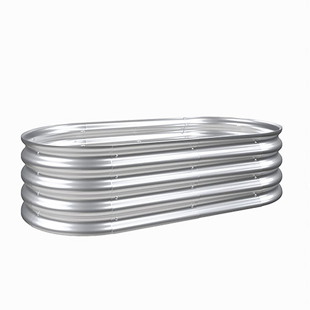 4x2x1ft Raised Garden Bed Kit, Galvanized Planter Raised Garden Beds for Outdoor for Vegetables,Flowers &Herbs, Heavy Duty, Rust-Resistant, Easy Assembly