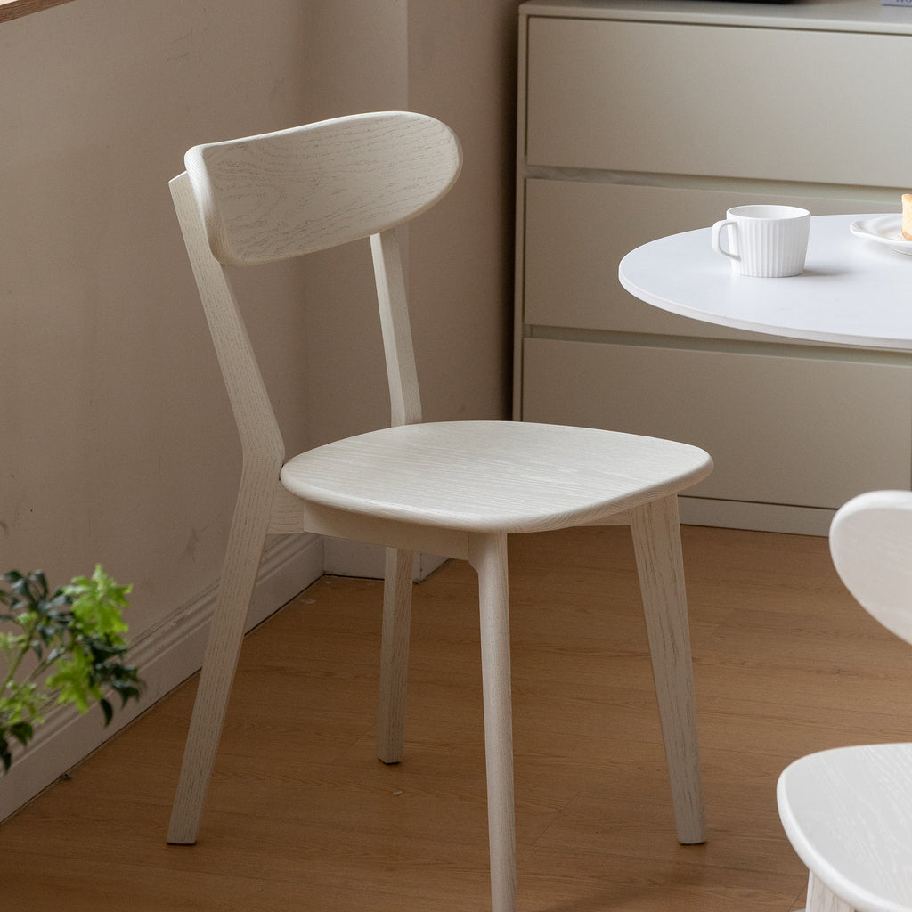 Premium Solid Oak Wood Dining Chair Natural Kitchen 47.5x55.5x78cm