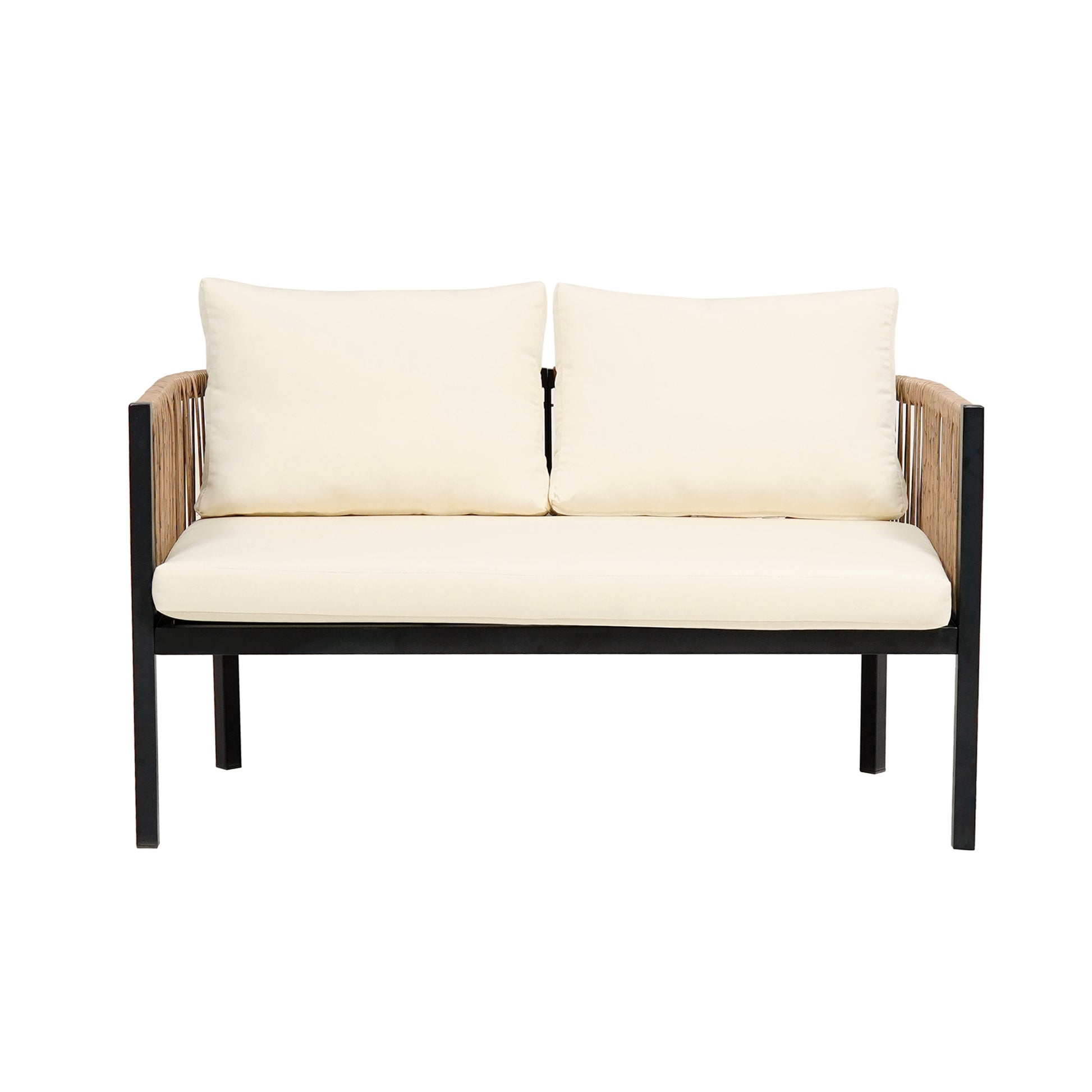 Multi-person Outdoor Sofa Combination with A Table, Suitable for Garden, Backyard and Balconies