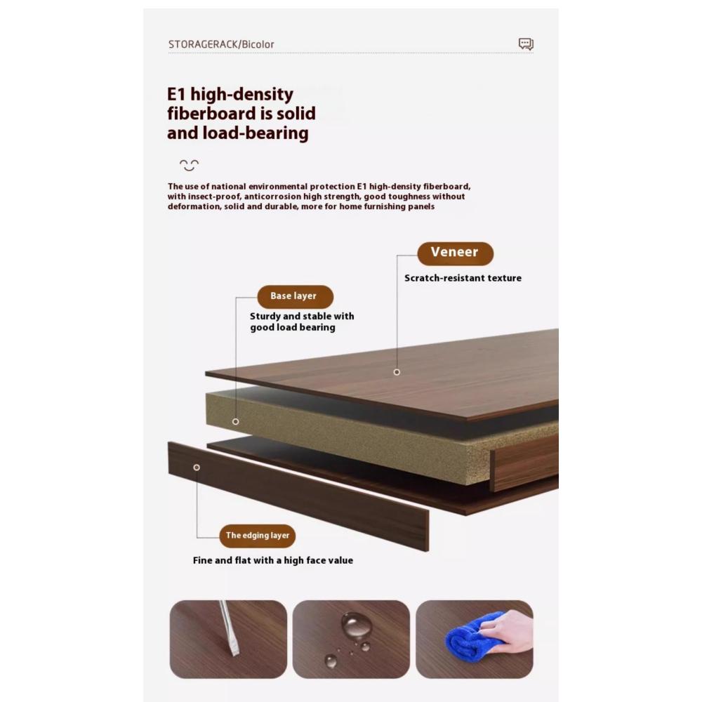 Chic Crate 360° Rotating 5-Tier Corner Bookshelf with Drawer, Narrow Floor Bookcase for Small Spaces