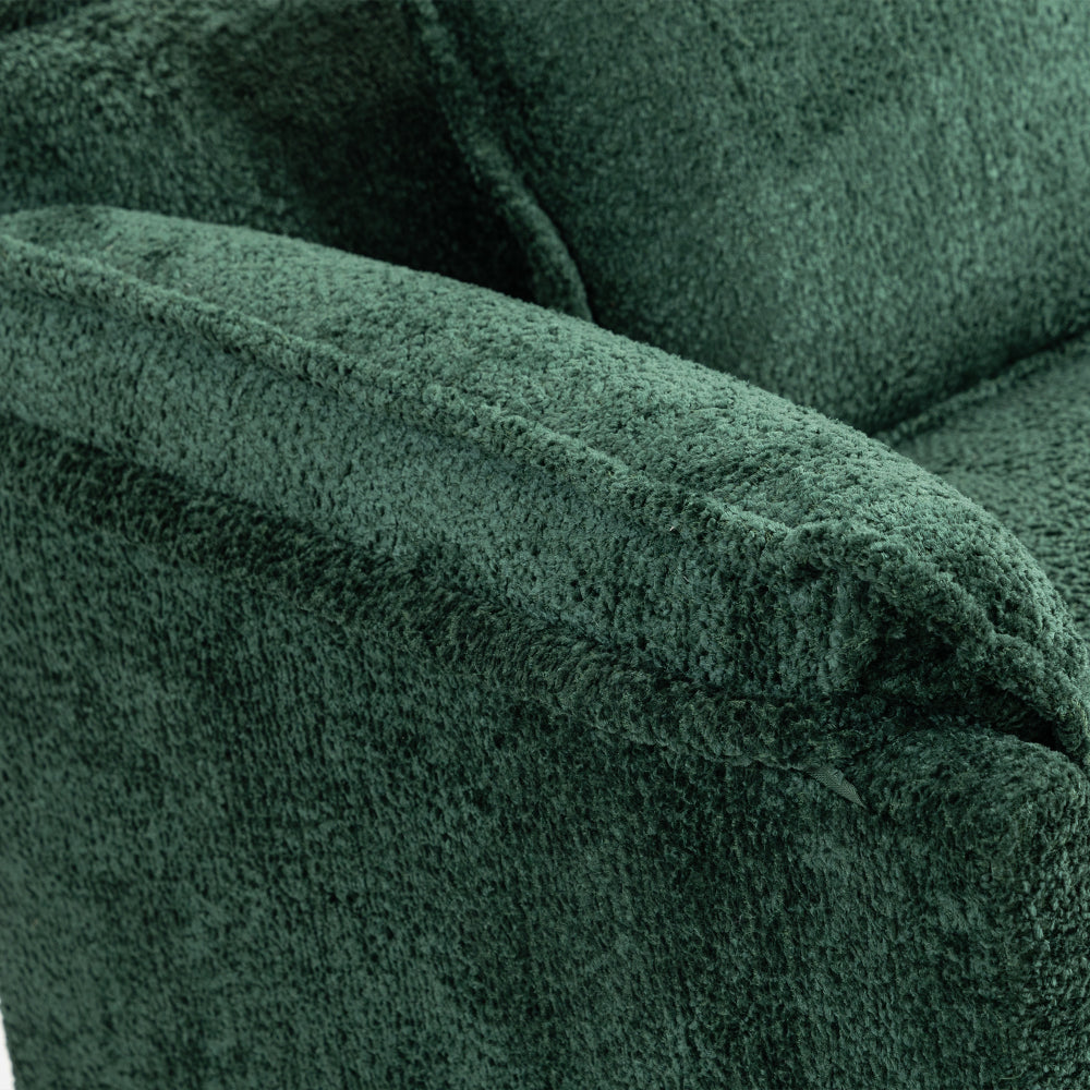 Chic Crate - 55.32*39.76" Oversized Sofa Indoor,Portable ottoman,Boucle Single Sofa Bed with Wider seat,Double deep cushion,Strong wrapping of thick armrests for Living Room,Bedroom.3 Colors.