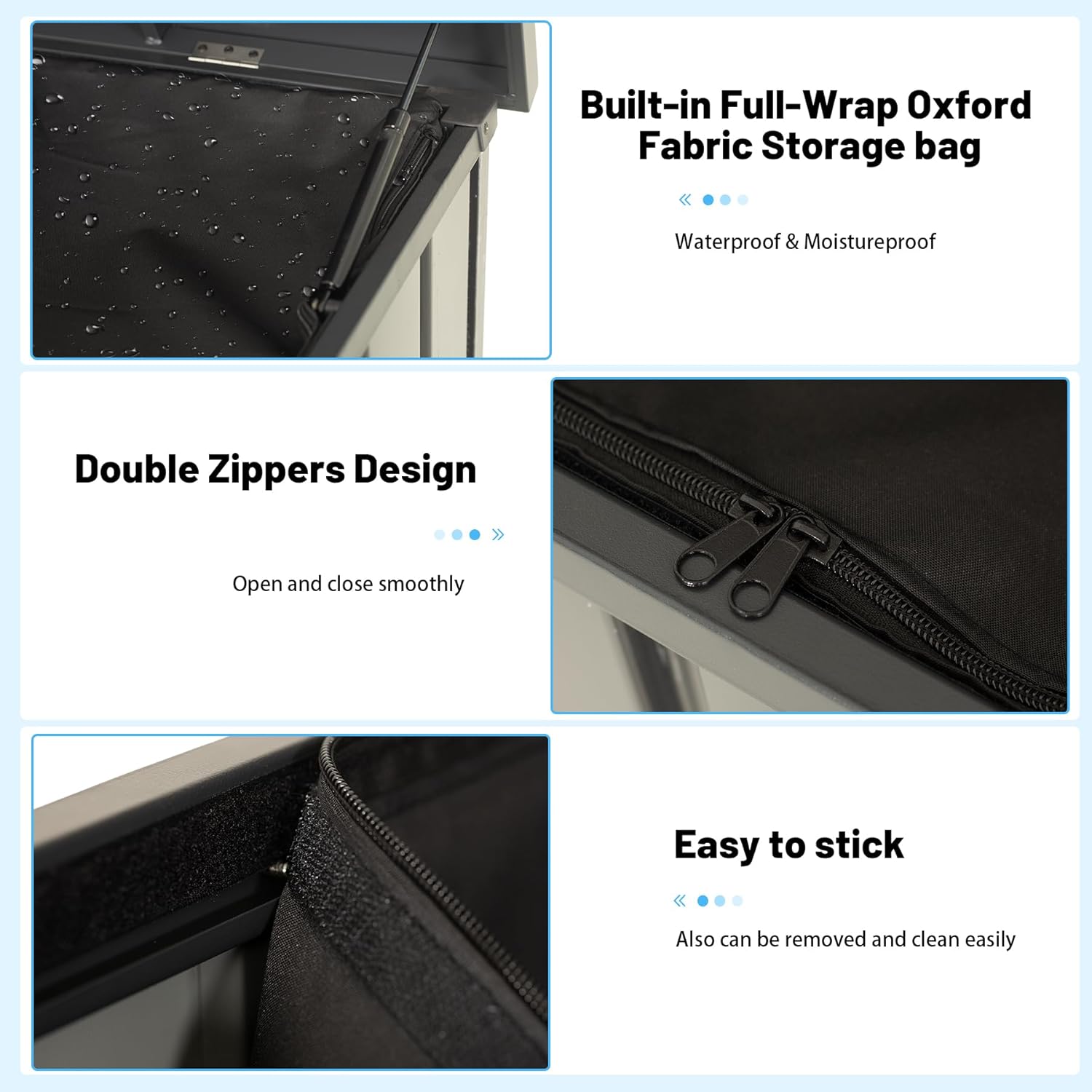120 Gallon Patio Steel Storage Deck Box, Waterproof Lockable Bin for Cushions, Pillows & Tools